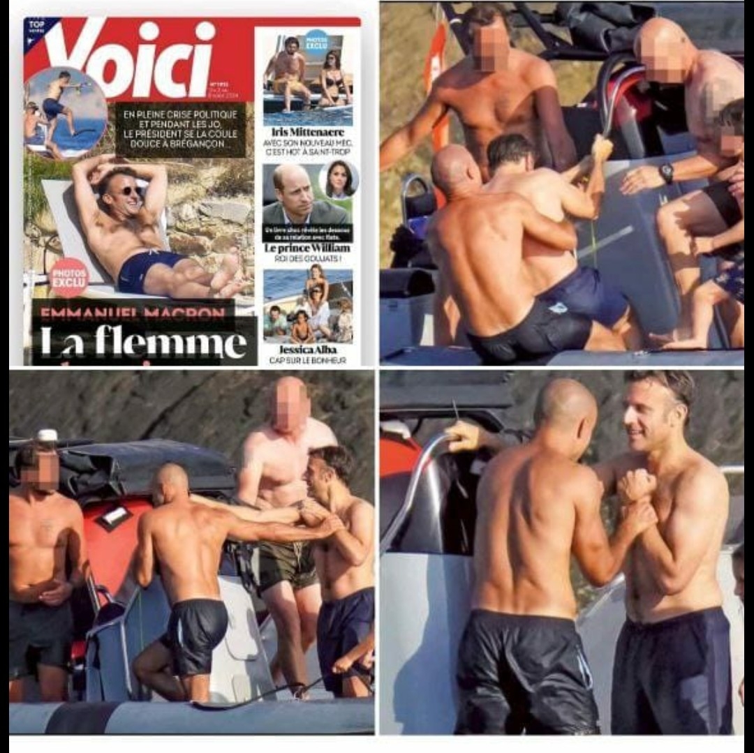 Η αληθινή φωτογραφία με τον Μακρόν